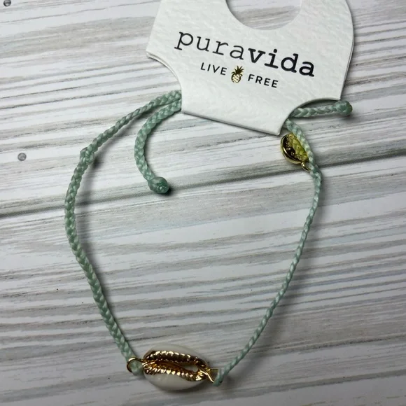 NWT Pura Vida Costa Cowrie Charm Bracelet - Picture 2 of 3